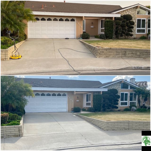 Driveway cleaning restoration in el dorado park estates long beach ca