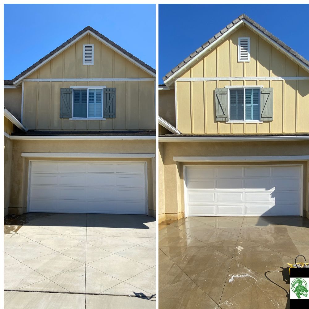 Soft Wash of House in Irvine, CA