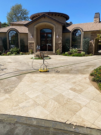 Driveway cleaning restoration in el dorado park estates long beach ca